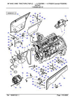 Massey Ferguson MF8450 TRACTORS (TIER 2) (->| P297069 / ->| P332013 (except P325039)) Parts Catalogue Manual