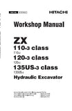 Hitachi ZAXIS 135USL-3 Class Hydraulic Excavator Service Repair Manual