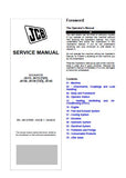 JCB JS130 T2 EXCAVATOR Service Repair Manual S/N: from 2373080 to 2375080