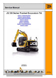 JCB JS110, JS115, JS130, JS145, JS160, JS180, JS190 Tracked Excavator T4i Service Repair Manual From: 2132989 To: 2134851