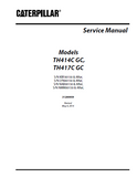 Caterpillar Cat TH414C GC, TH417C GC Telehandler Service Repair Manual S/N KRF00150 & After