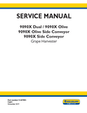 New Holland 9090X Olive Grape Harvester Service Repair Manual (North America)