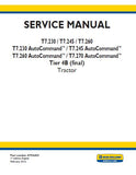 New Holland T7.245 AutoCommand™ Tier 4B (final) Tractor Service Repair Manual