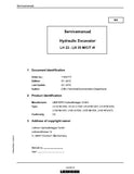 LIEBHERR LH24 M-1251 Hydraulic Excavator Service Repair Manual