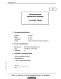LIEBHERR LH80 C-1529 (Tier4f) Hydraulic Excavator Service Repair Manual
