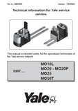 YALE (E857) MO20P LIFT TRUCK Service Repair Manual