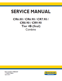 New Holland CR9.90 TIER 4B (final) Combine Service Repair Manual