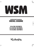 Kubota V3-E3CB SERIES Diesel Engine Service Repair Manual