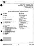 John Deere 2555 Tractor Operation and Test Manual