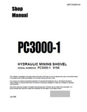 Komatsu PC3000-1 Hydraulic Mining Shovel Service Repair Manual (SN: 6194)