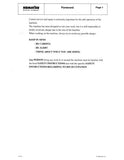Komatsu PC3000-1 Hydraulic Mining Shovel Service Repair Manual (SN: 6194)