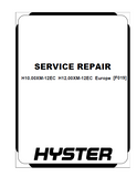 Hyster F019 (H12.00XM-12EC Europe) Forklift Service Repair Manual