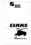 CLAAS JAGUAR 695 MEGA - 682 S FORAGE HARVESTERS Service Repair Manual