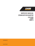 CASE CX75SR TIER 3 CRAWLER EXCAVATOR Service Repair Manual