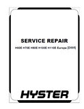 Hyster D005 (H110E Europe) Forklift Service Repair Manual