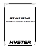 Hyster E019 (H10.00XM-12EC, Europe) Forklift Service Repair Manual