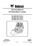 Bobcat S70 Skid Steer Loader Service Repair Manual (S/N B38W11001 and Above)