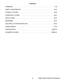 Bobcat TR40250 EVO Telescopic Handler Service Repair Manual S/N BVX1550000 and Above