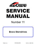 Mercruiser #11Bravo Transom Assembly (Magnum) Service Repair Manual SN:K104738 and Above