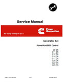 Cummins Onan C20 D6 Generator Set PowerStart 0500 Control Service Repair Manual