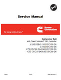 Cummins Onan C90 D5 Generator Set with PowerCommand 1301 Controller Service Repair Manual