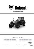 Bobcat TL30.70HA Telescopic Handler Service Repair Manual S/N B3ZK11001 and Above