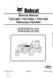 Bobcat T35130S Telescopic Handler Service Repair Manual (S/N B3KS11001 and Above)