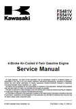 Kawasaki FS481V 4-Stroke Air-Cooled V-Twin Gasoline Engine Service Repair Manual