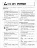 Kubota B6100D Tractor Operator manual