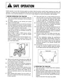 Kubota L2850 Tractor Operator manual