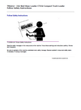 John Deere CT332 Compact Track Loader Service Repair Technical Manual (TM2212)