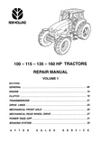 New Holland 135T Tractor Service Repair Manual