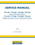 New Holland T7.210 Range Command Tractor Service Repair Manual