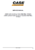 CASE CX250D Crawler Excavator Service Repair Manual
