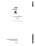 John Deere 4030 Tractor Service Repair Manual