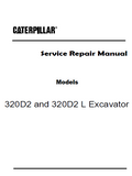 Caterpillar Cat 320D2 Excavator (Prefix ZBM) Service Repair Manual (ZBM00001 and up)