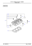 Massey Ferguson MF 1519 COMPACT TRACTOR Parts Catalogue Manual