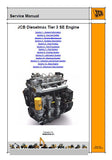 JCB Dieselmax Tier3 SE Engine (SE Build) Service Repair Manual