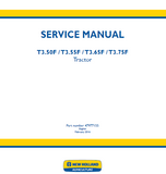 New Holland T3.75F Tractor Service Repair Manual