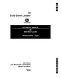 John Deere 70 Skid-Steer Loader Service Repair Manual