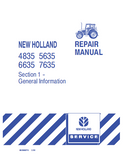 New Holland 7635 Tractor Service Repair Manual