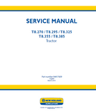 New Holland T8.295 Tractor Service Repair Manual