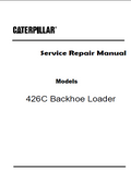 Caterpillar Cat 426C Backhoe Loader (Prefix 1MR) Service Repair Manual (1MR00001-00955)