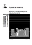 Cummins Onan DGEA Detector / Sentinel Control Generator Set Service Repair Manual