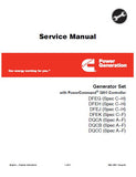 Cummins Onan DQCA Generator Set with Power Command 3201 Controller Service Repair Manual