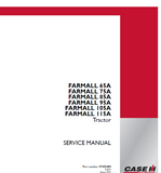 CAE IH FARMALL 115A Tractor Service Repair Manual