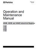 JCB Diesel 402D 403D 404D Series Engine Model GG Service Repair Manual