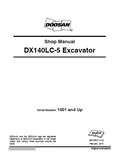 Daewoo Doosan DX140LC-5 Excavator Service Repair Manual (Serial Number 1001 and Up)