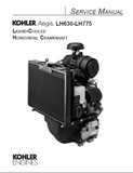 Kohler Aegis LH760 liquid cooled horizontal crankshaft engine Service Repair Manual