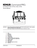 Kohler Command PRO ECV630-ECV749 Service Repair Manual